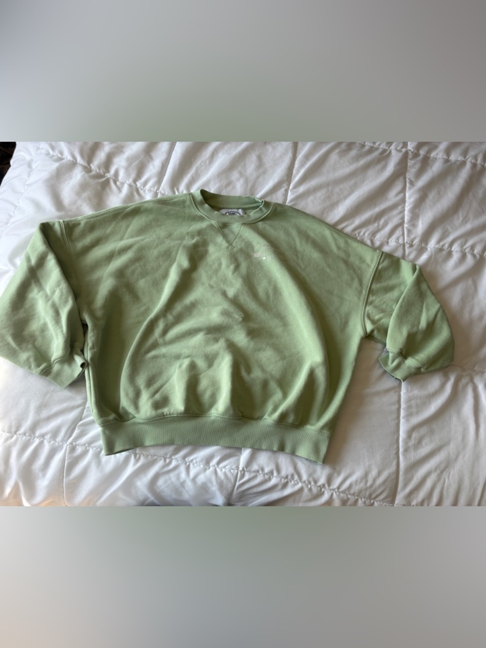 Sage green Land Rover crewneck